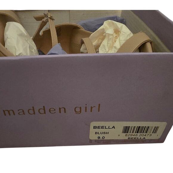 Madden Girl Beella Blush Ankle Strap Heels NEW Size 9 - Picture 5 of 6